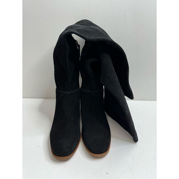 Kelsi Dagger Over the Knee Boots Womens Size 5.5 Black Suede Brooklyn Block Heel - Picture 6 of 12